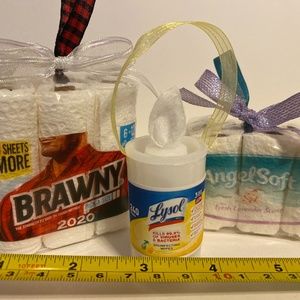 2020 Mini Ornaments lot bundle Toilet Paper Towel